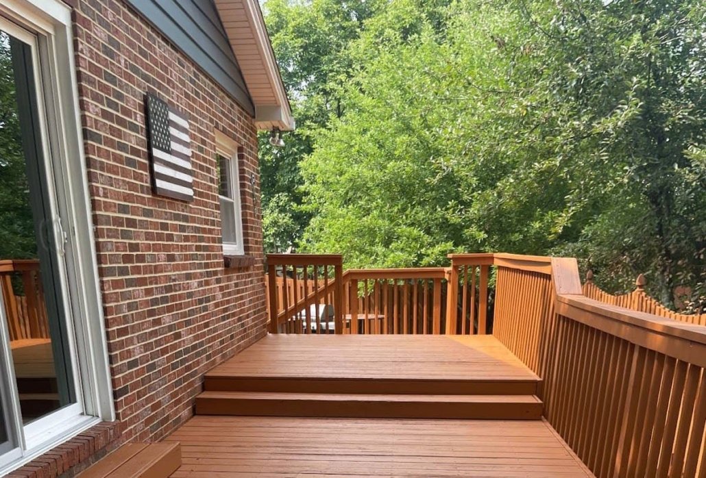 Deck stain pic