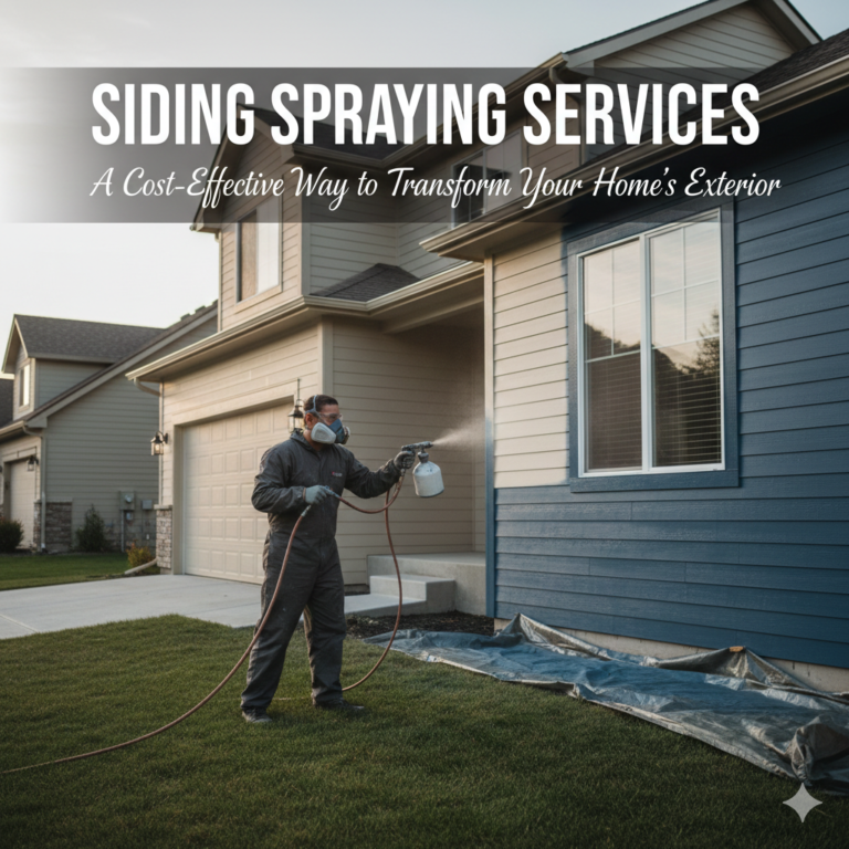 siding spraying