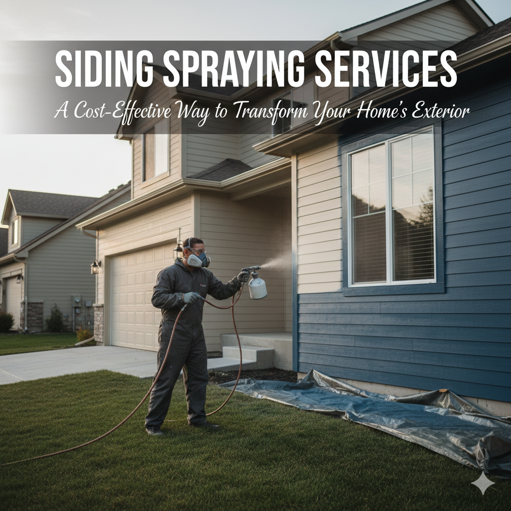 siding spraying