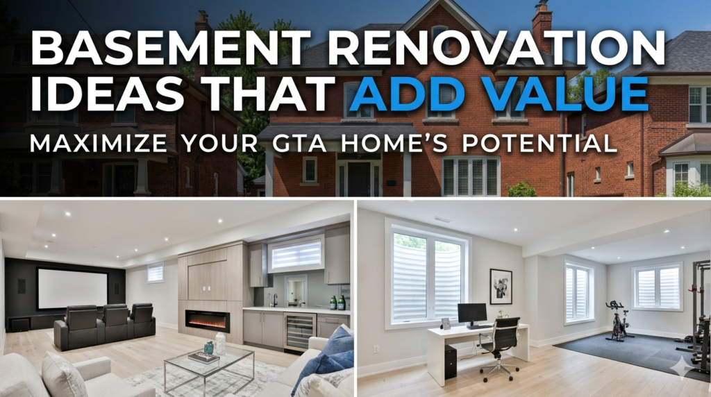 Basement Renovation Ideas That Add Value to GTA Homes