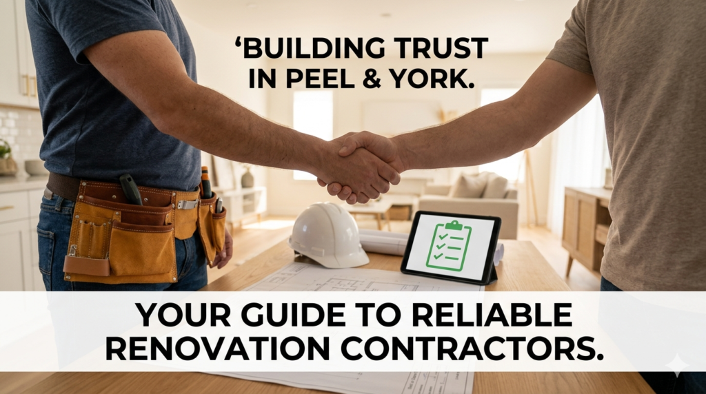 How to Choose a Reliable Renovation Contractor in Peel & York Region