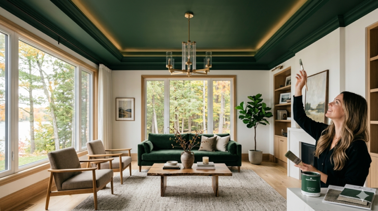 The “Statement Ceiling”: Why Ontario Designers are Painting the “Fifth Wall”