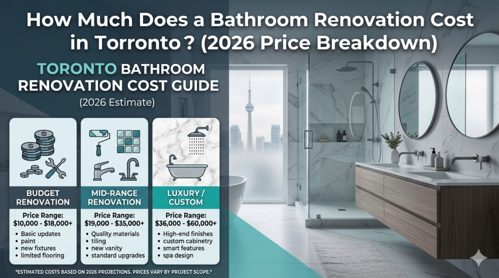 How Much Does a Bathroom Renovation Cost in Toronto? (2026 Price Breakdown)
