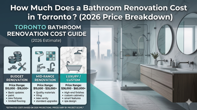 How Much Does a Bathroom Renovation Cost in Toronto? (2026 Price Breakdown)
