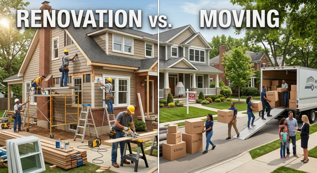 renovation vs moving